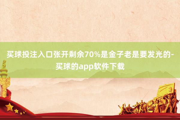 买球投注入口张开剩余70%是金子老是要发光的-买球的app软件下载
