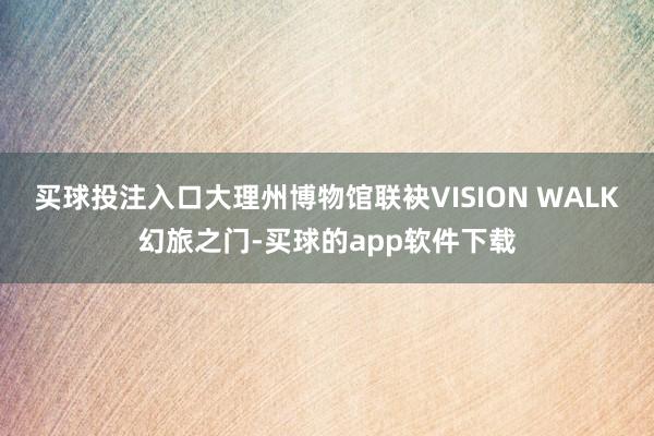 买球投注入口大理州博物馆联袂VISION WALK幻旅之门-买球的app软件下载