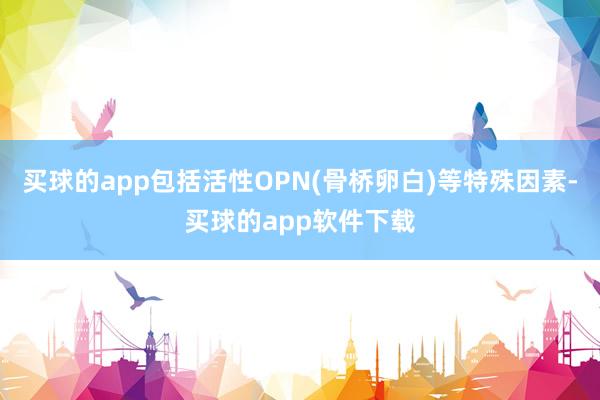 买球的app包括活性OPN(骨桥卵白)等特殊因素-买球的app软件下载